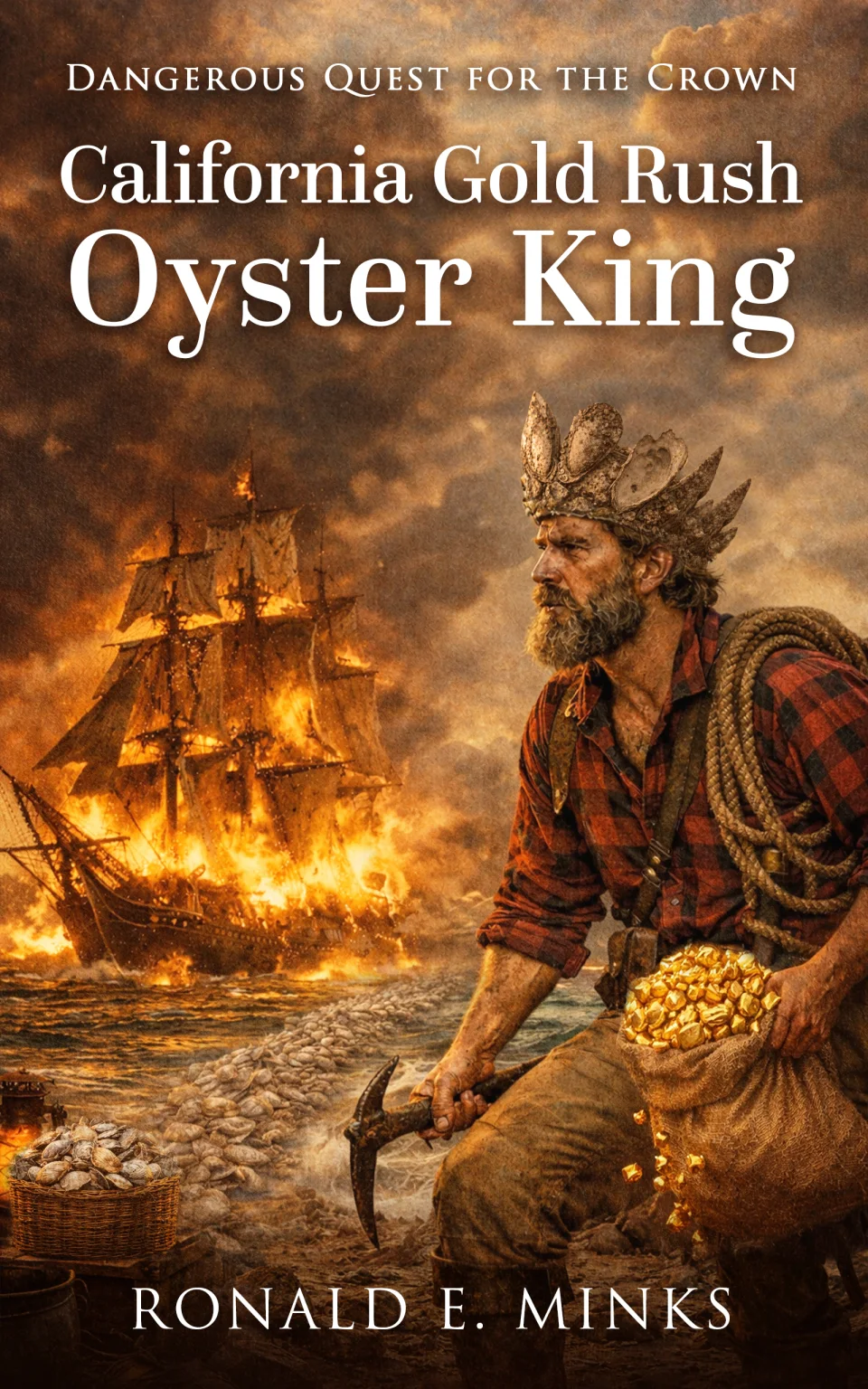 California Gold Rush Oyster King — Dangerous Quest for the Crown, by Ronald E. Minks